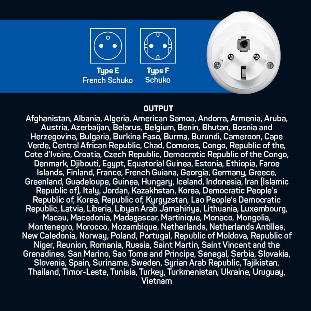 USA-EU USB-A Adaptor (2.4A) detail h