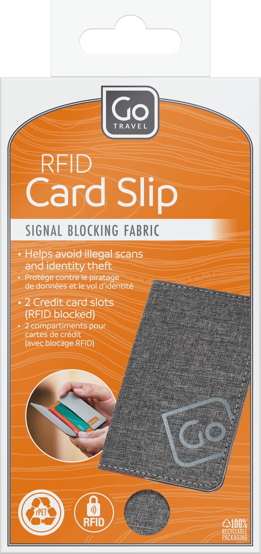RFID Card Slip — Gun Metal