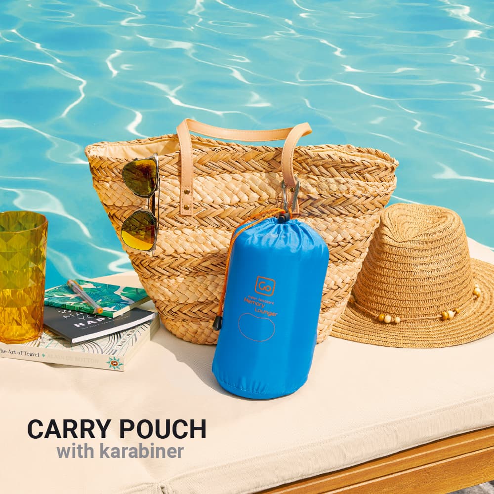 Water Resistant Memory Lounger (Blue) detail h
