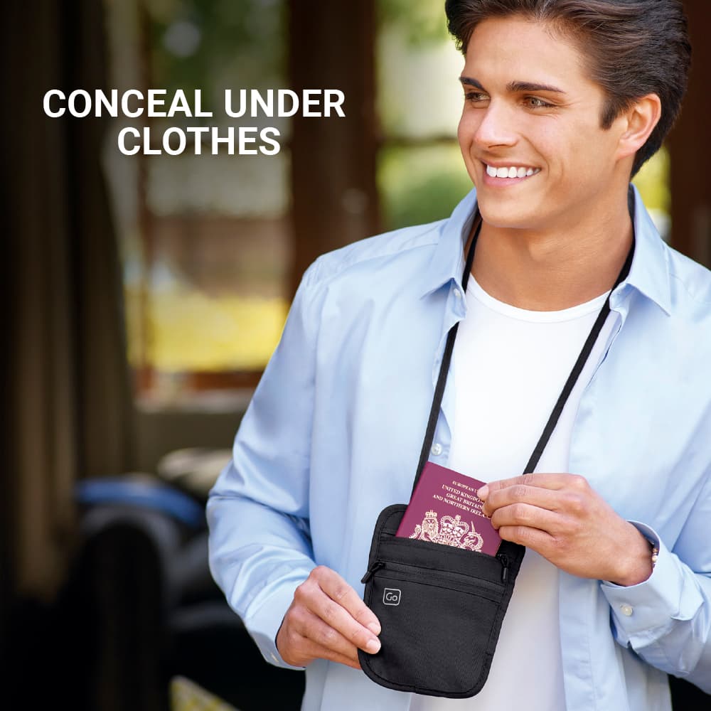 Classic Passport Pouch (Black) banner e