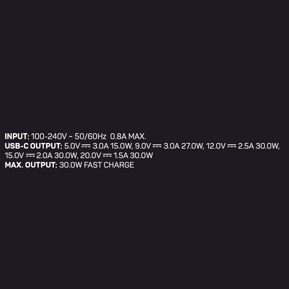 USA USB-C GaN Charger + (30W PD) detail h