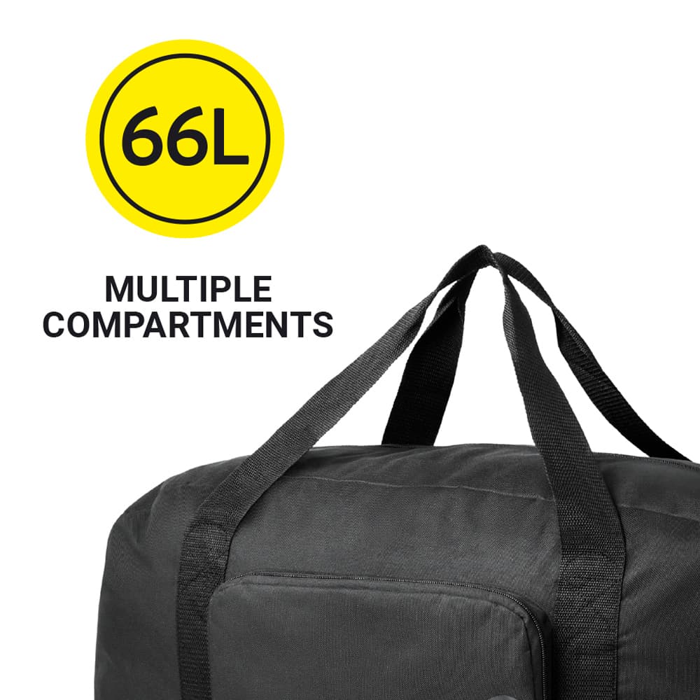 Classic XL Foldaway Travel Bag (Black) detail g