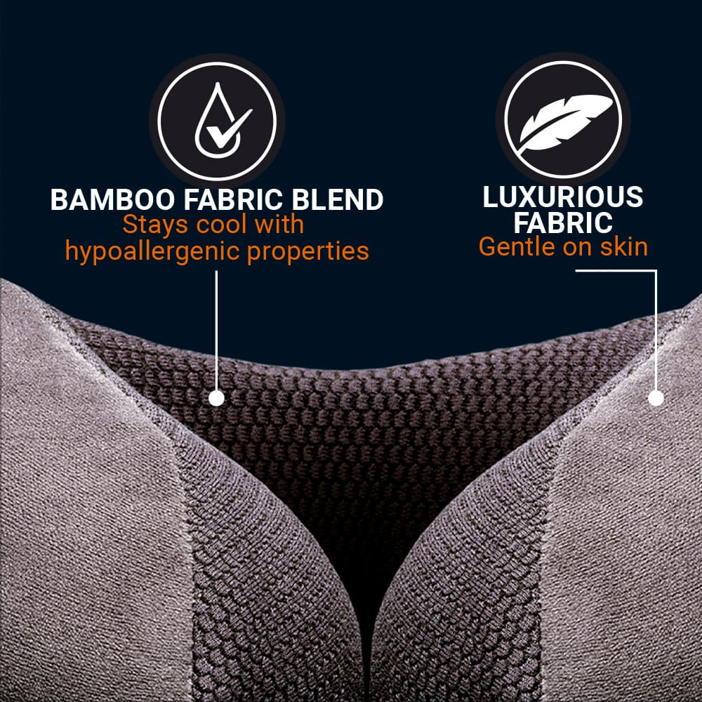Ultimate 3.0 Travel Pillow (Dark Grey) detail j
