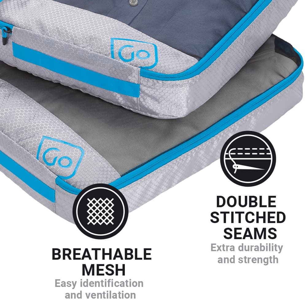 Twin Packing Cubes (Blue) detail g