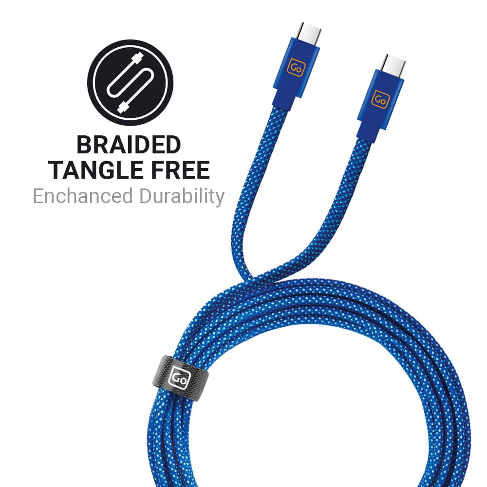 100W Dual USB-C Connector Cable (2M) detail g