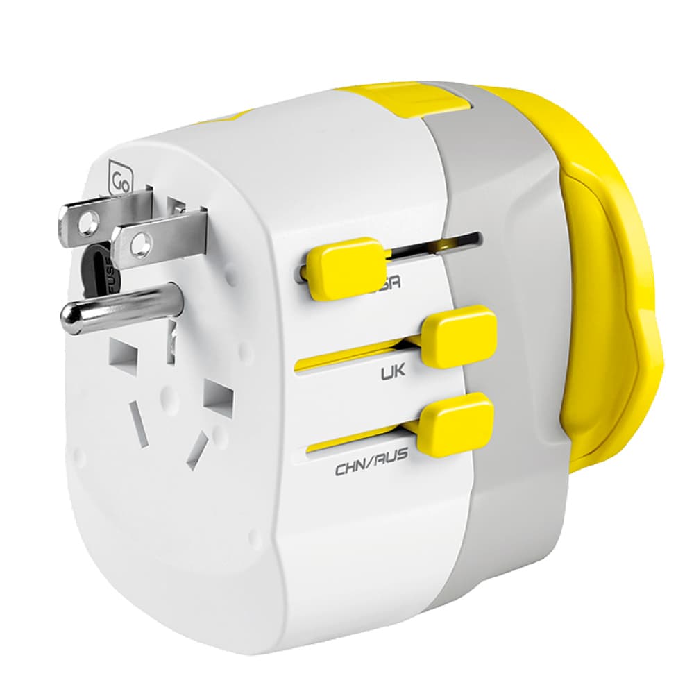Worldwide Adaptor + Twin USB-A detail g
